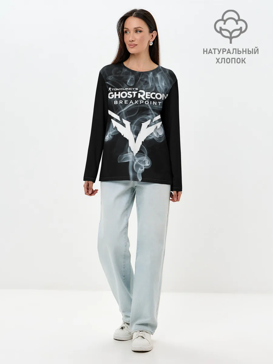 Лонгслив женский. Хлопок / GHOST RECON BREAKPOINT