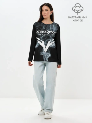Лонгслив женский. Хлопок / GHOST RECON BREAKPOINT