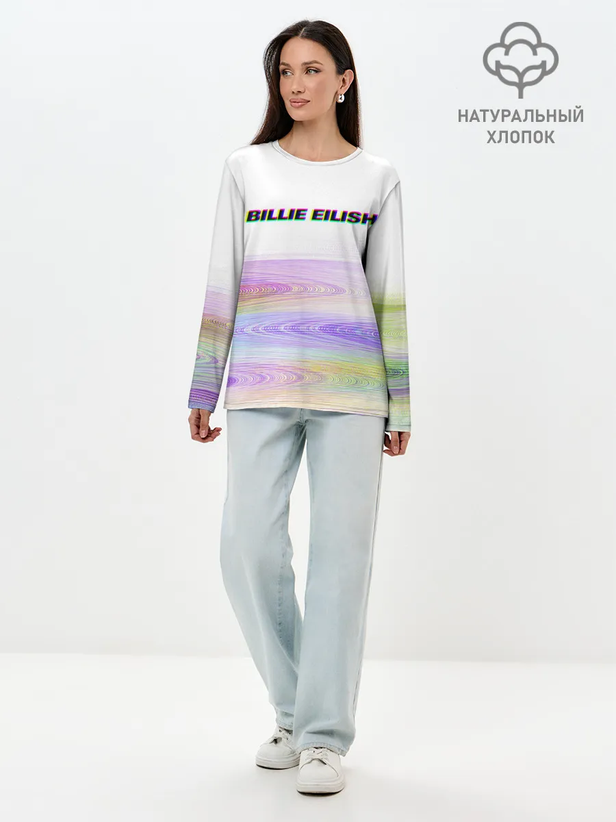 Лонгслив женский. Хлопок / BILLIE EILISH