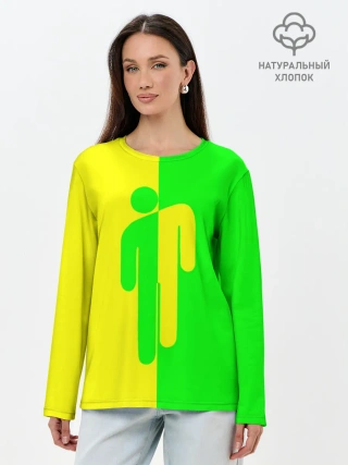 Лонгслив женский. Хлопок / BILLIE EILISH