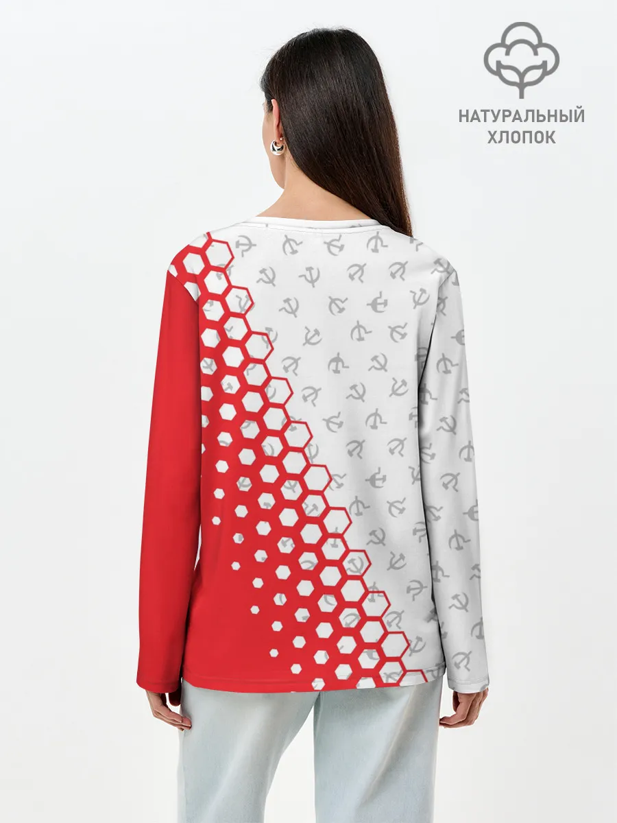 Лонгслив женский. Хлопок / СССР