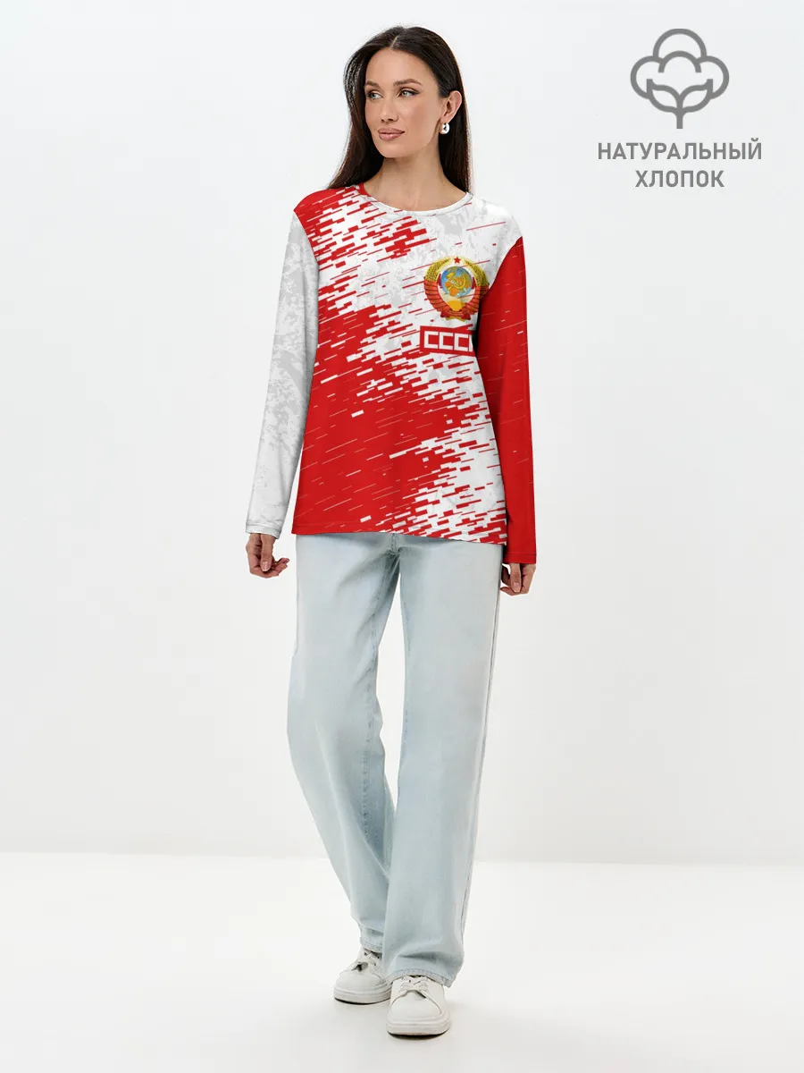 Лонгслив женский. Хлопок / СССР