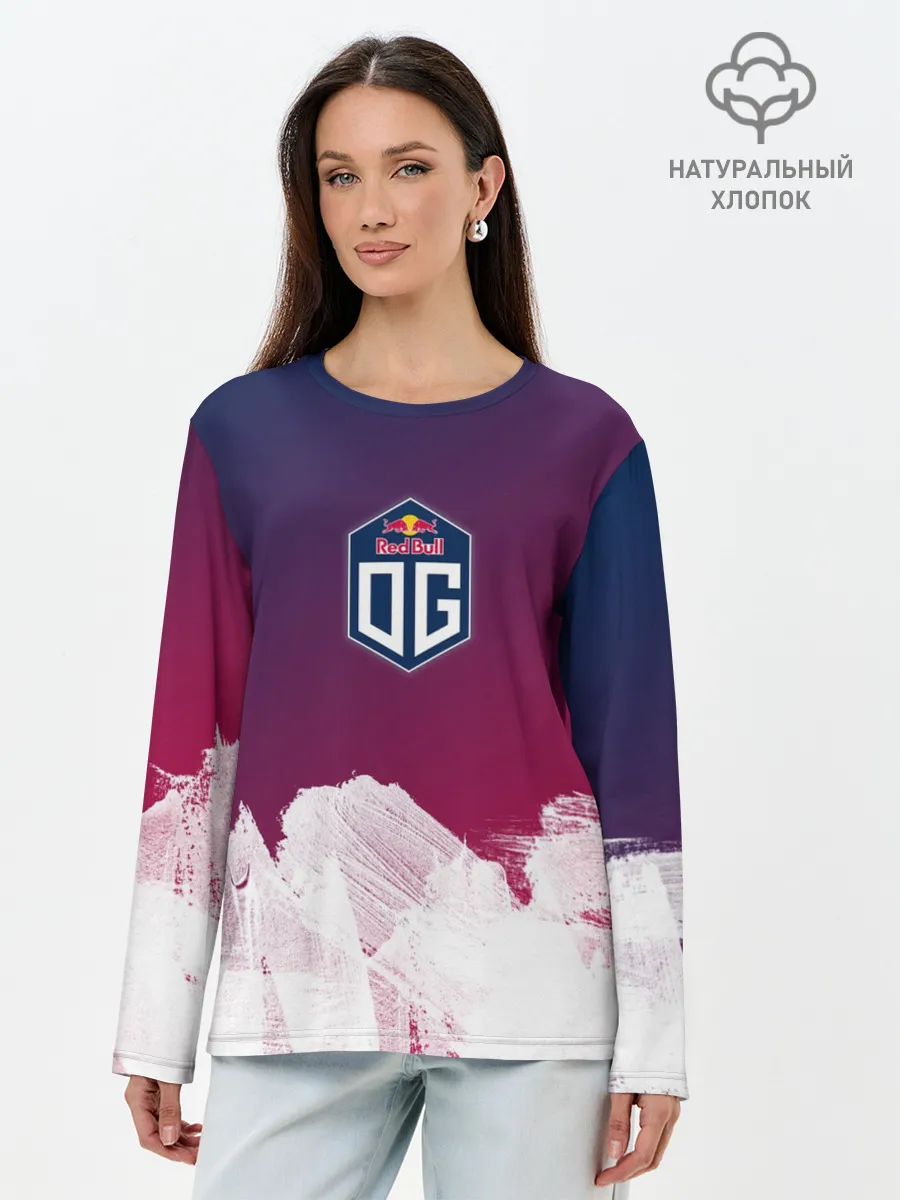 Лонгслив женский. Хлопок / OG