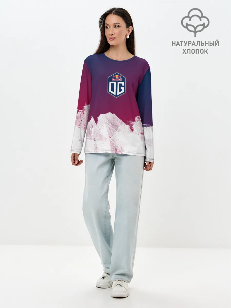 Лонгслив женский. Хлопок / OG