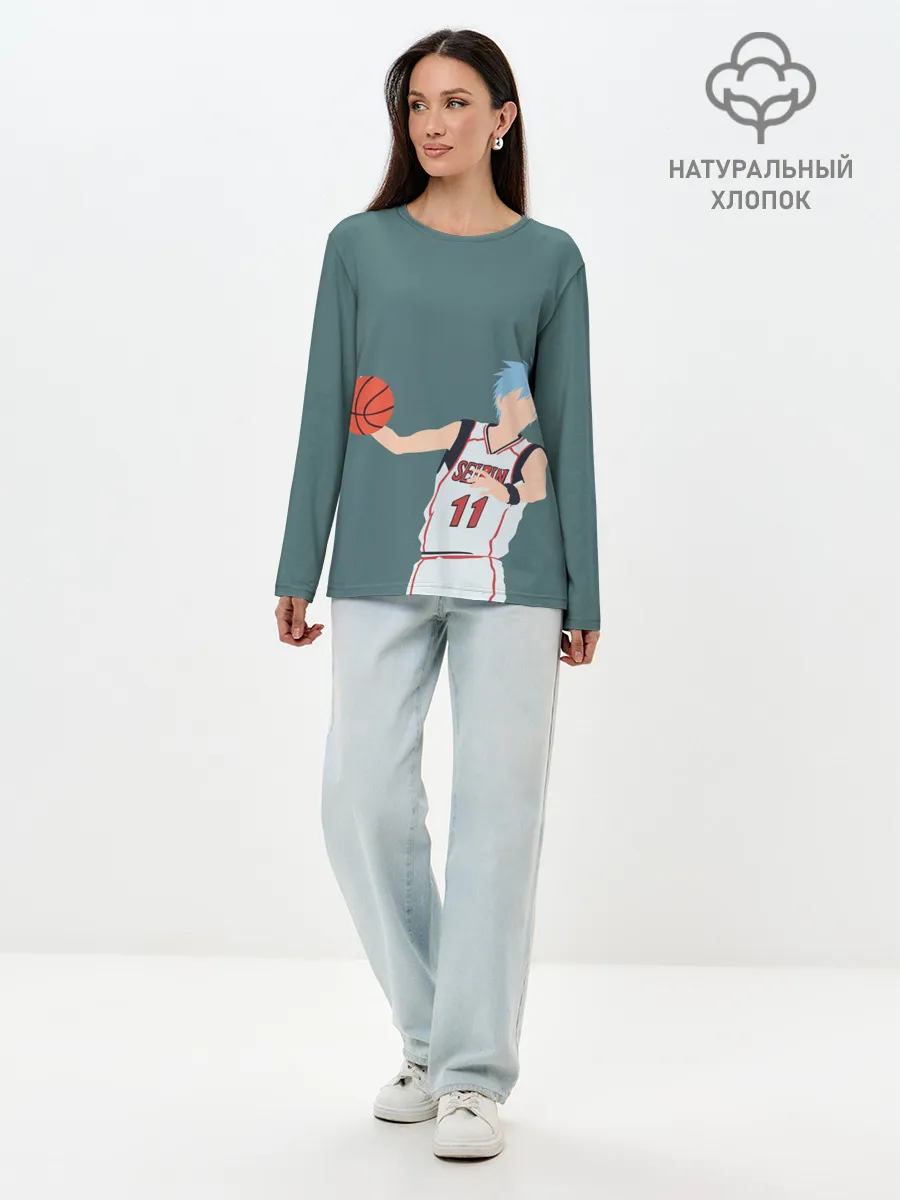 Лонгслив женский. Хлопок / Tetsuya Kuroko