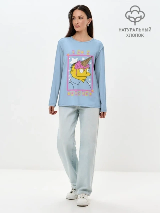 Лонгслив женский. Хлопок / I am a Unicorn