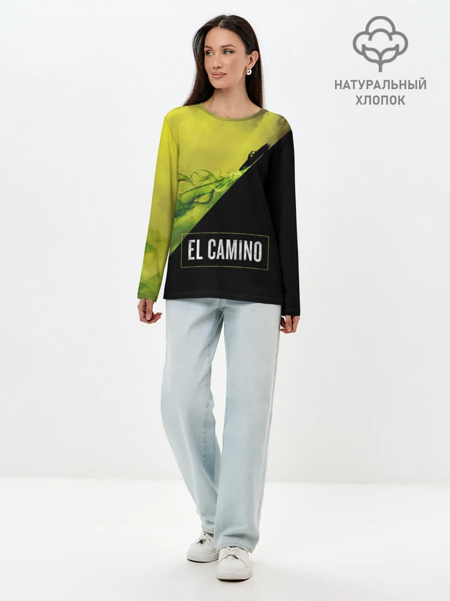 Лонгслив женский. Хлопок / EL CAMINO