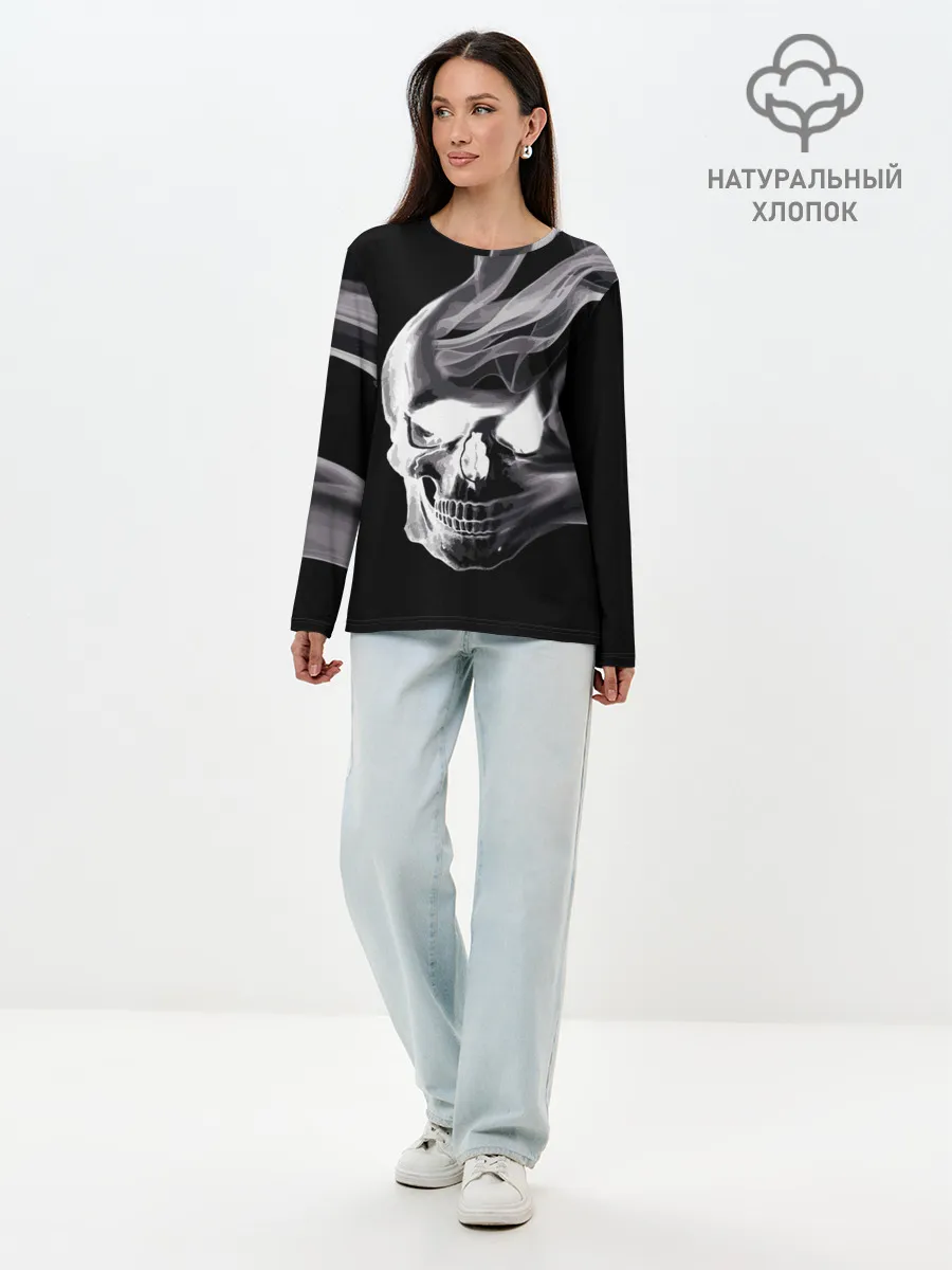 Лонгслив женский. Хлопок / Wind