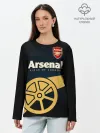 Лонгслив женский. Хлопок / Arsenal