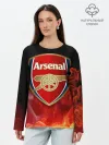 Лонгслив женский. Хлопок / Arsenal