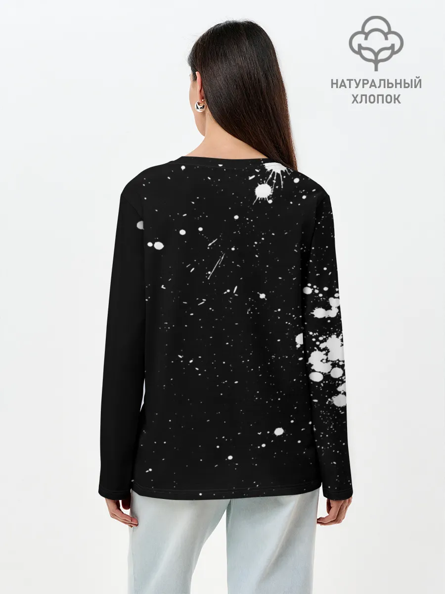 Лонгслив женский. Хлопок / Гражданская оборона