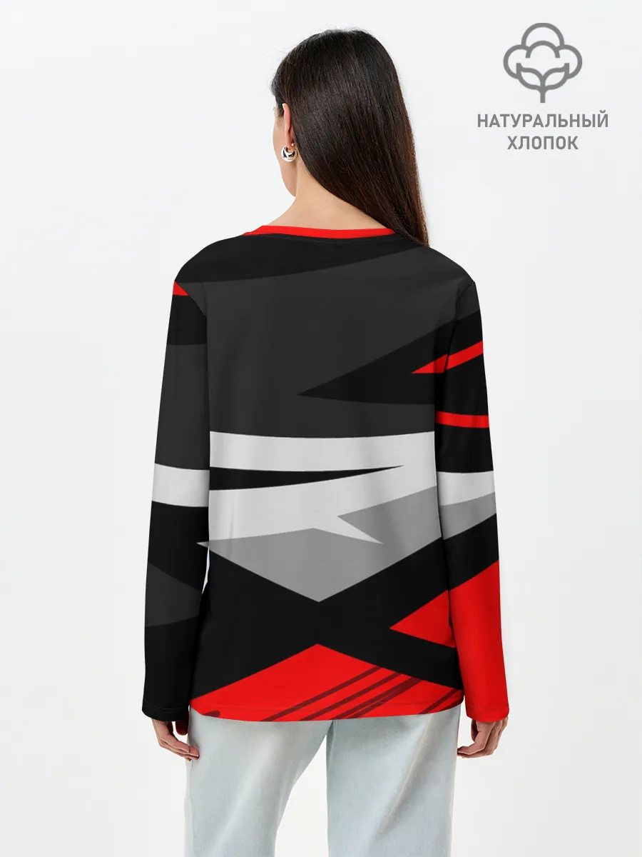 Лонгслив женский. Хлопок / GYM