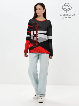 Лонгслив женский. Хлопок / GYM