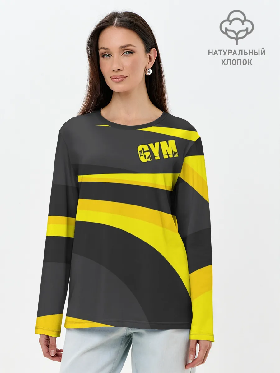 Лонгслив женский. Хлопок / GYM