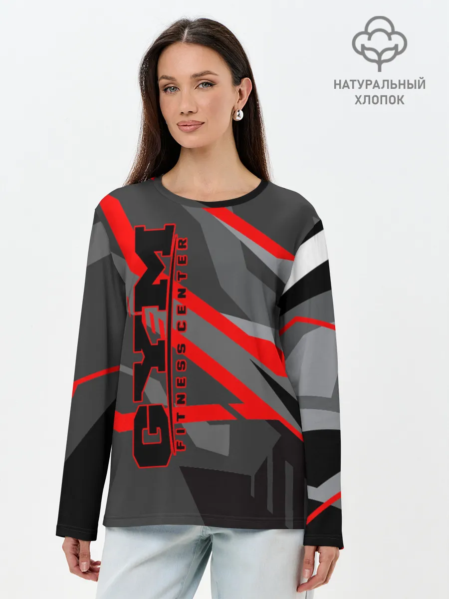 Лонгслив женский. Хлопок / GYM