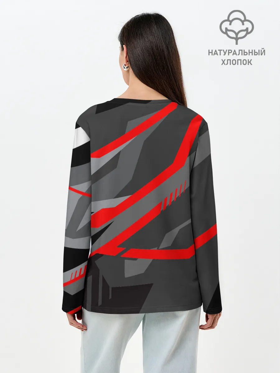 Лонгслив женский. Хлопок / GYM