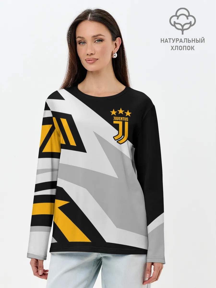 Лонгслив женский. Хлопок / Juventus