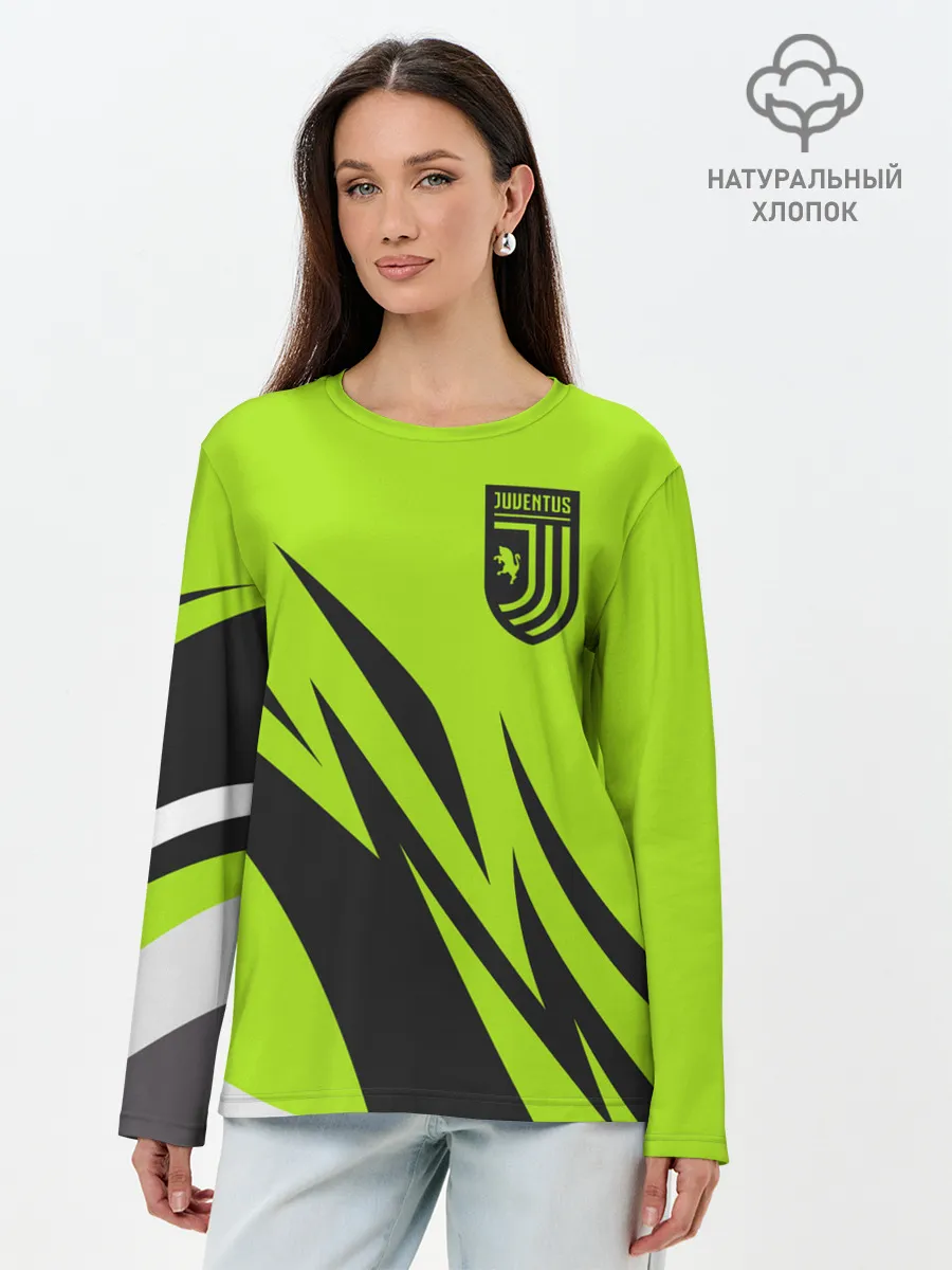 Лонгслив женский. Хлопок / Juventus