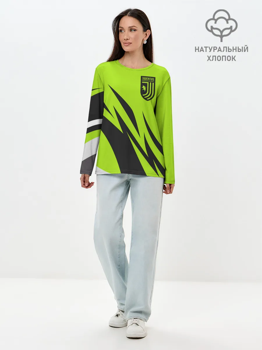 Лонгслив женский. Хлопок / Juventus