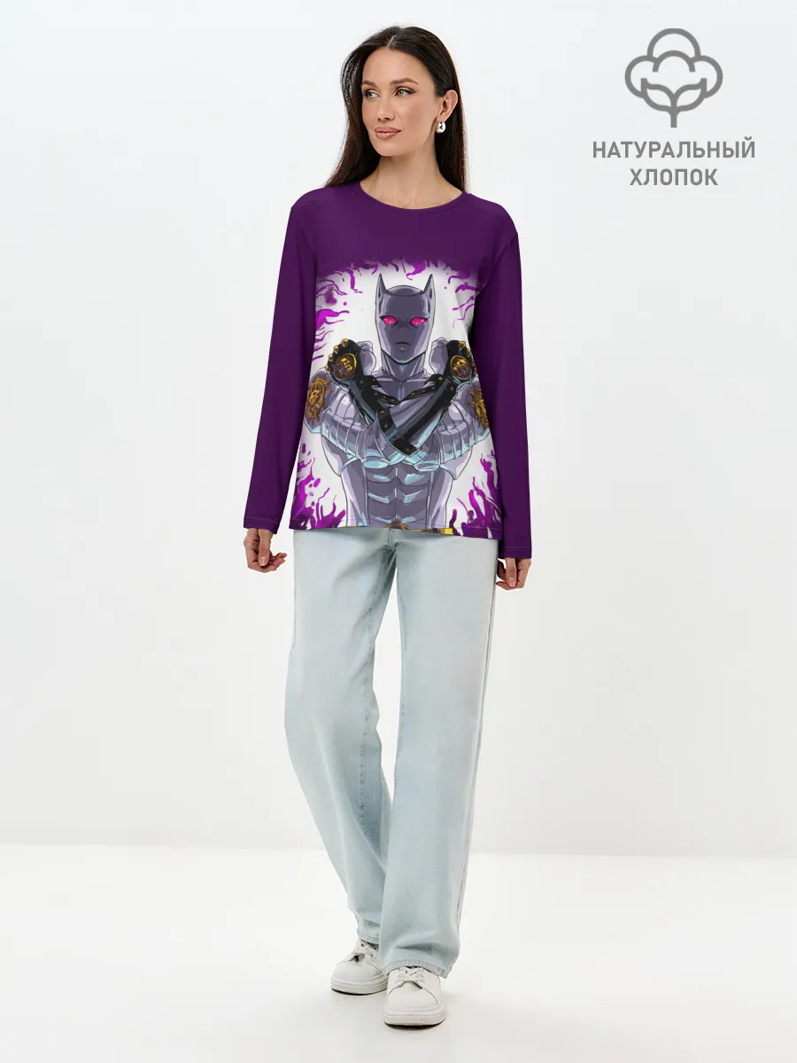 Лонгслив женский. Хлопок / JJBA Killer Queen