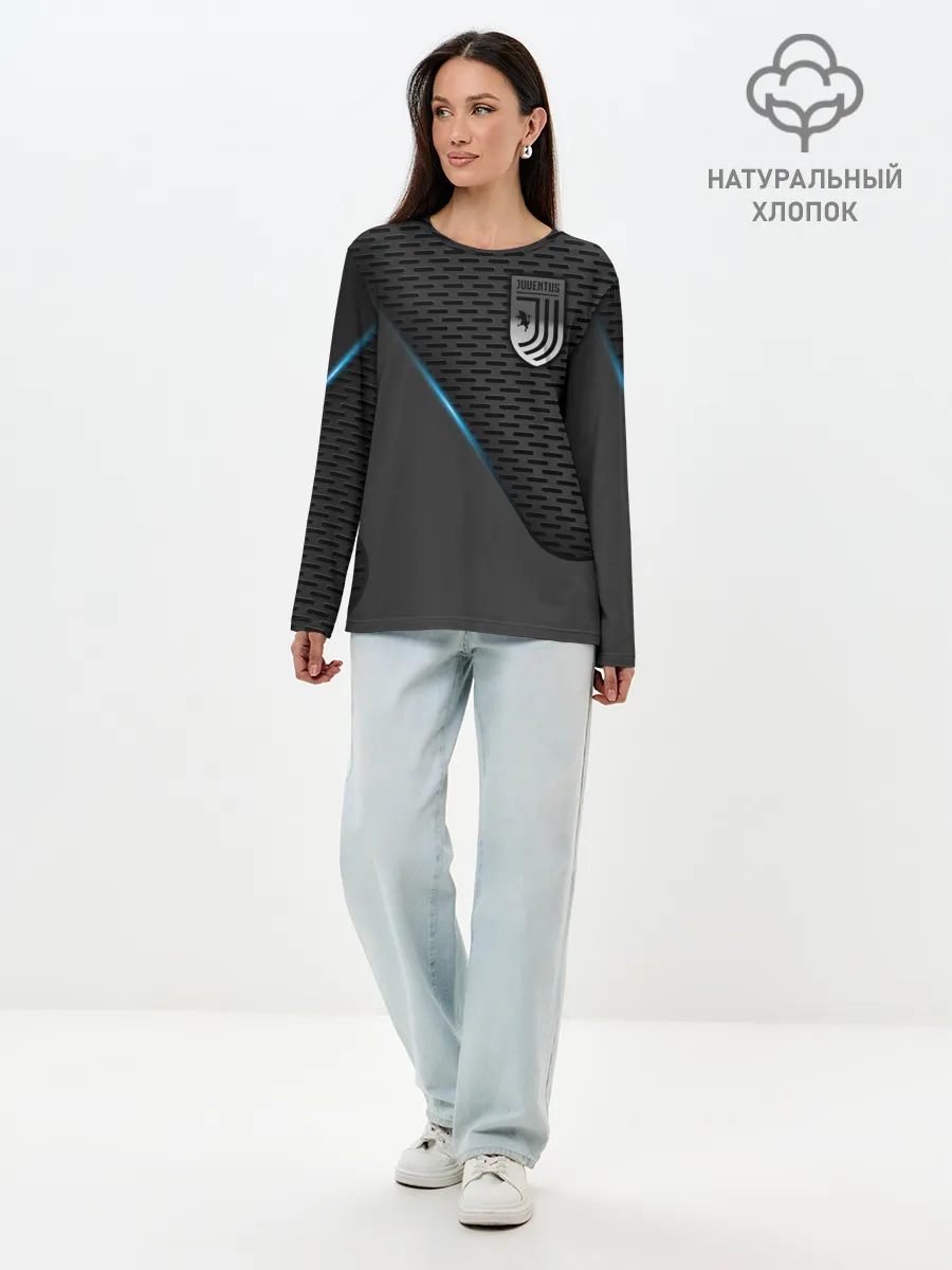 Лонгслив женский. Хлопок / Juventus