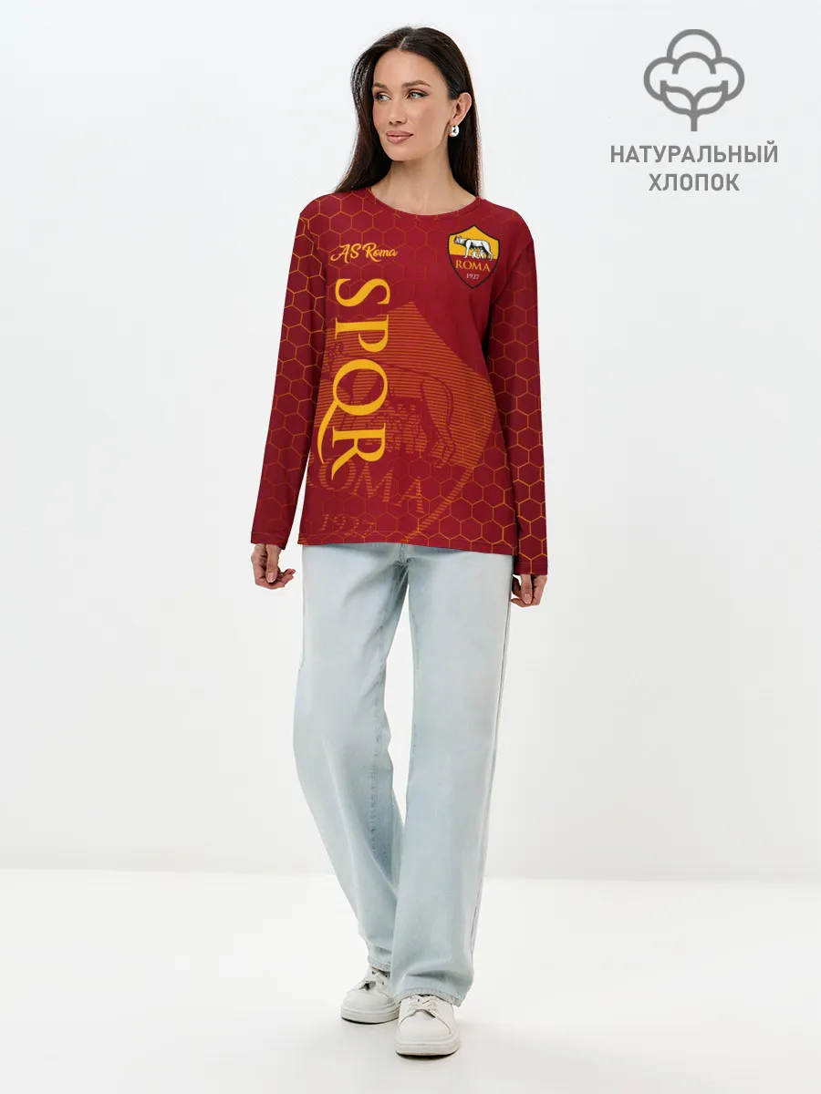 Лонгслив женский. Хлопок / Рома