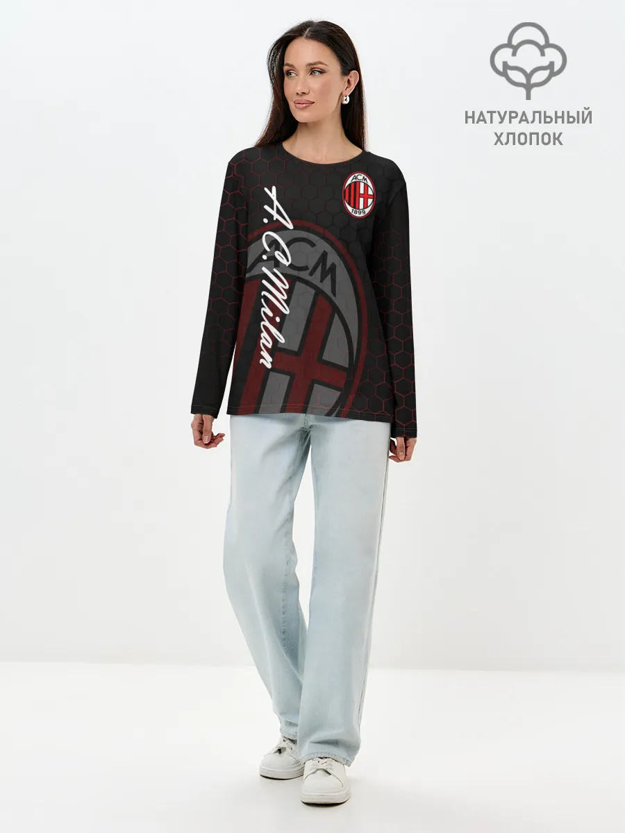 Лонгслив женский. Хлопок / Милан