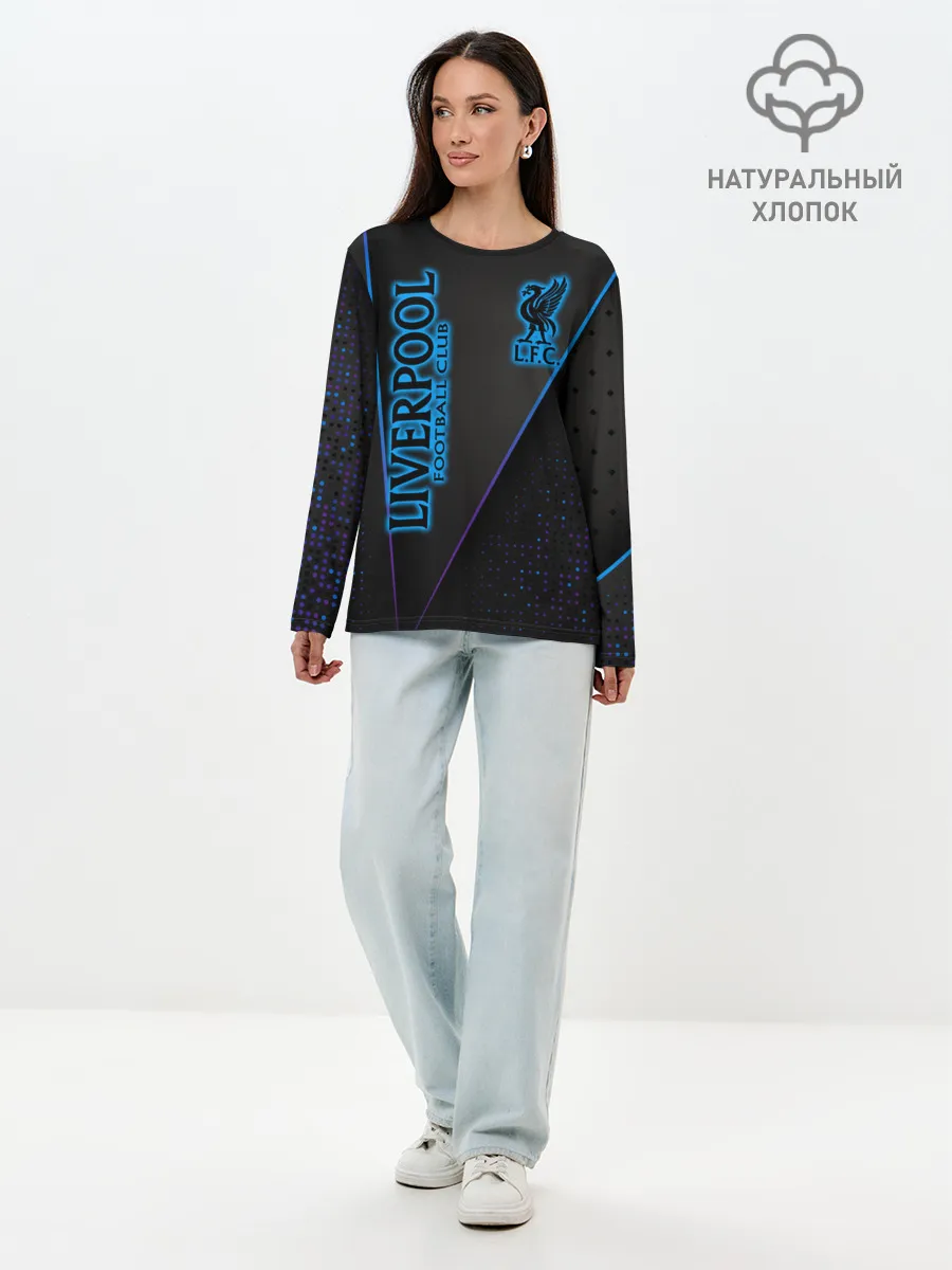 Лонгслив женский. Хлопок / Liverpool F.C.