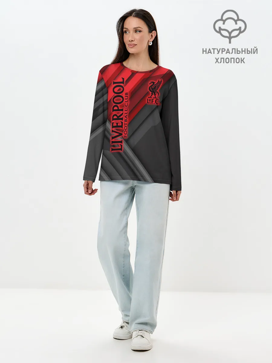 Лонгслив женский. Хлопок / Liverpool F.C.