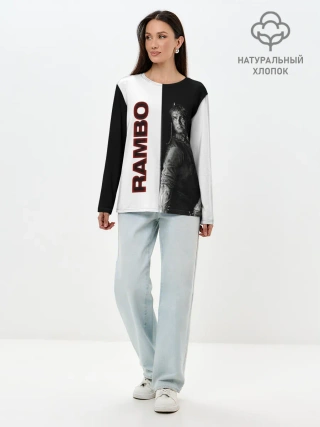 Лонгслив женский. Хлопок / Рэмбо: Последняя кровь