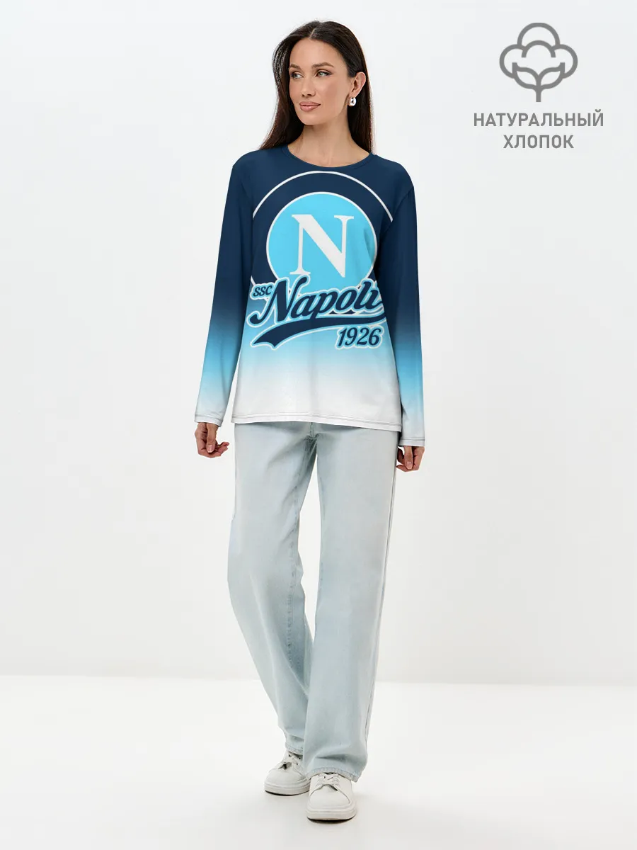 Лонгслив женский. Хлопок / Наполи