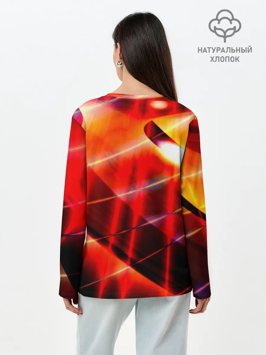 Лонгслив женский. Хлопок / jojo