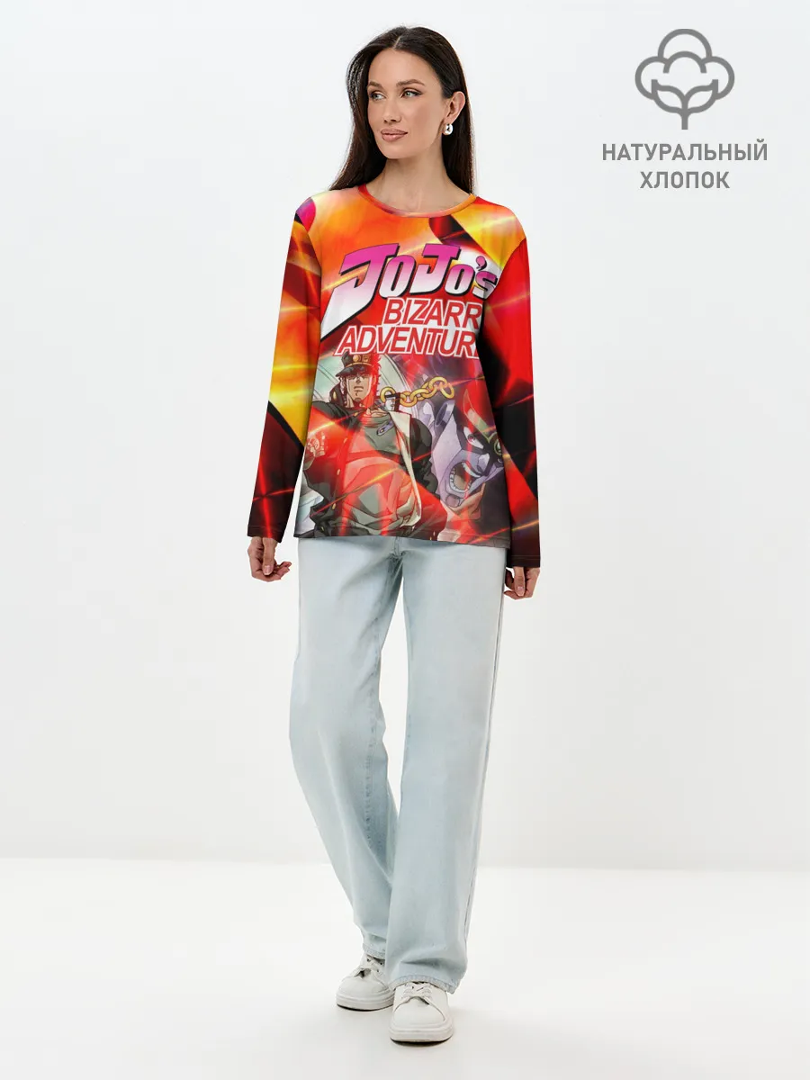 Лонгслив женский. Хлопок / jojo