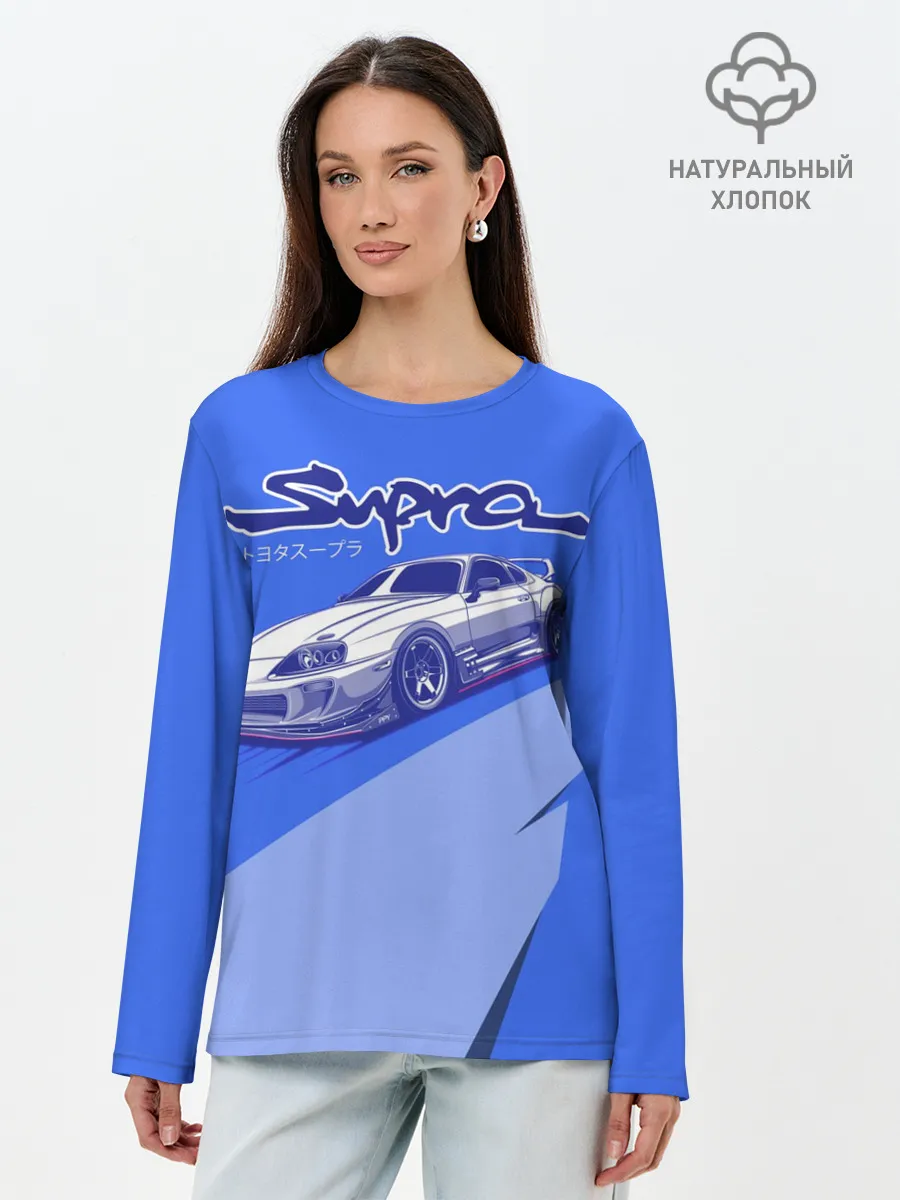 Лонгслив женский. Хлопок / Supra