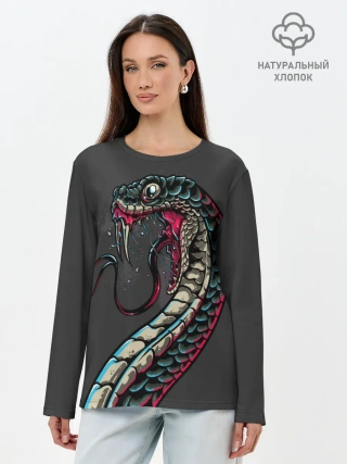 Лонгслив женский. Хлопок / Viper