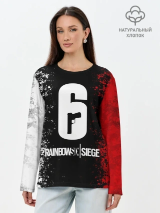 Лонгслив женский. Хлопок / Rainbow Six | Siege.