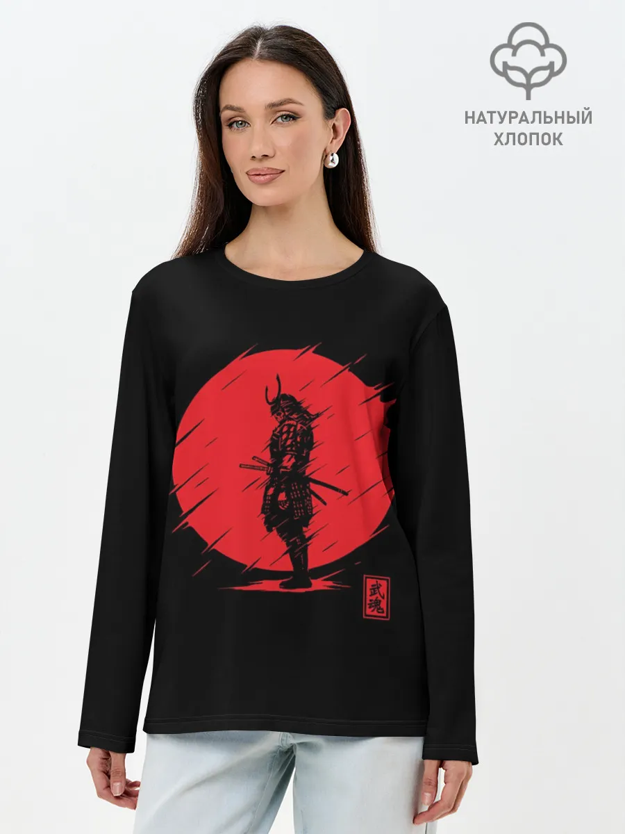 Лонгслив женский. Хлопок / Samurai