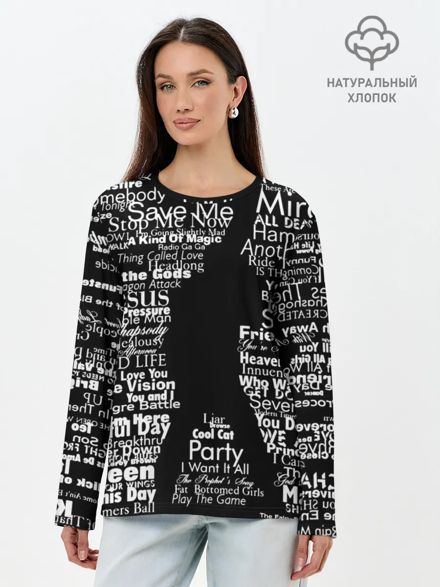 Лонгслив женский. Хлопок / Queen