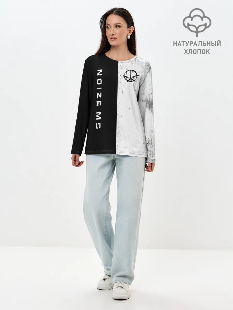 Лонгслив женский. Хлопок / Noize MC