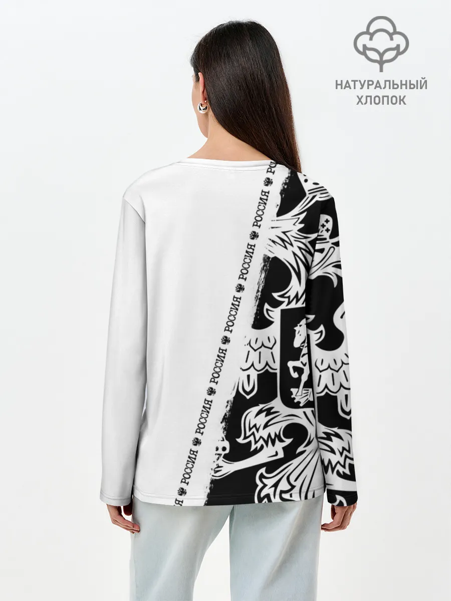 Лонгслив женский. Хлопок / Россия