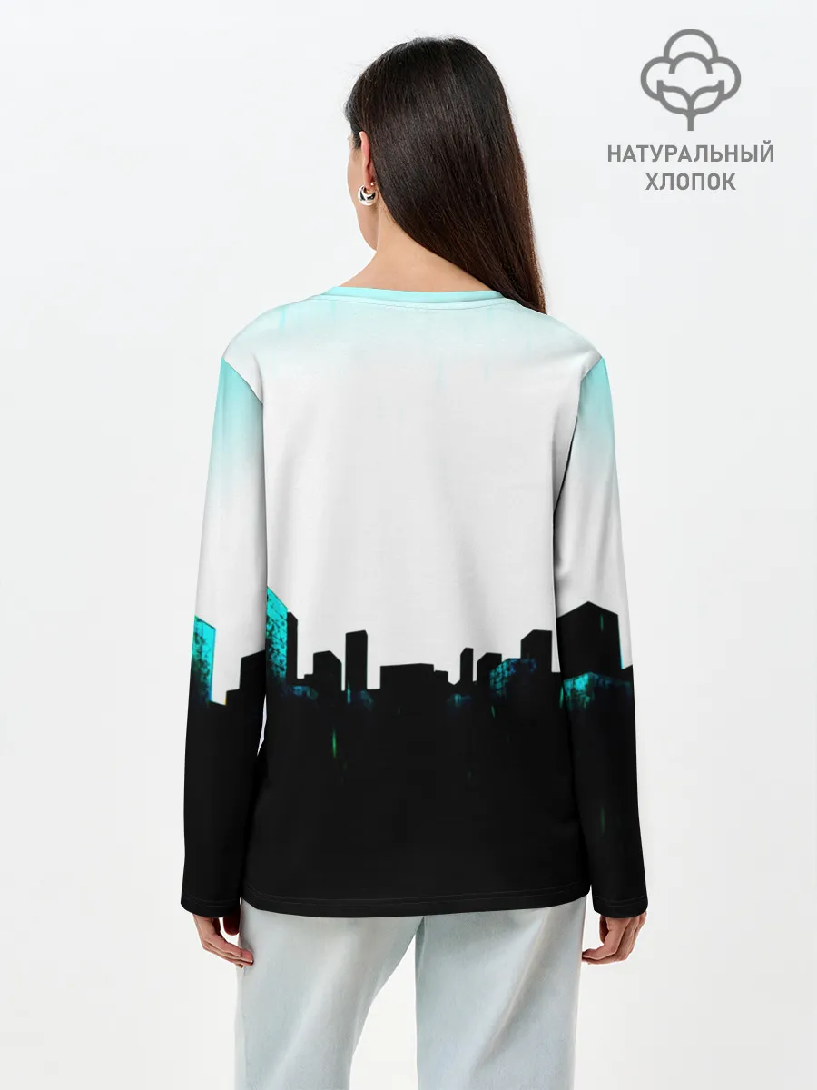 Лонгслив женский. Хлопок / Токийский гуль