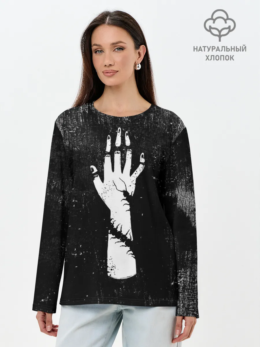 Лонгслив женский. Хлопок / Токийский гуль