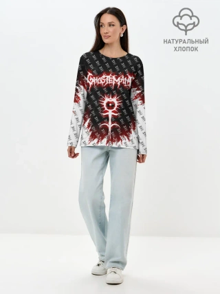 Лонгслив женский. Хлопок / GHOSTEMANE