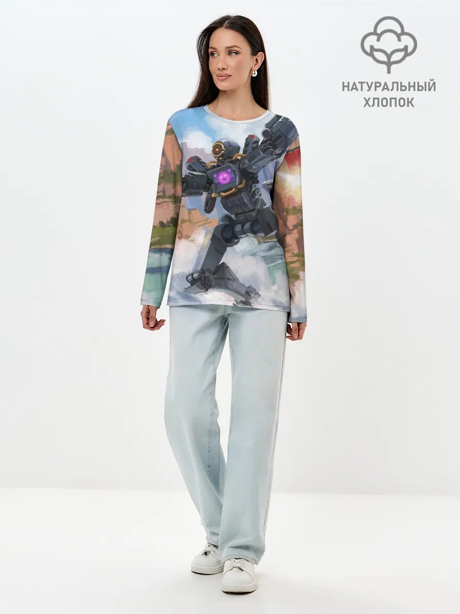 Лонгслив женский. Хлопок / Apex Legends