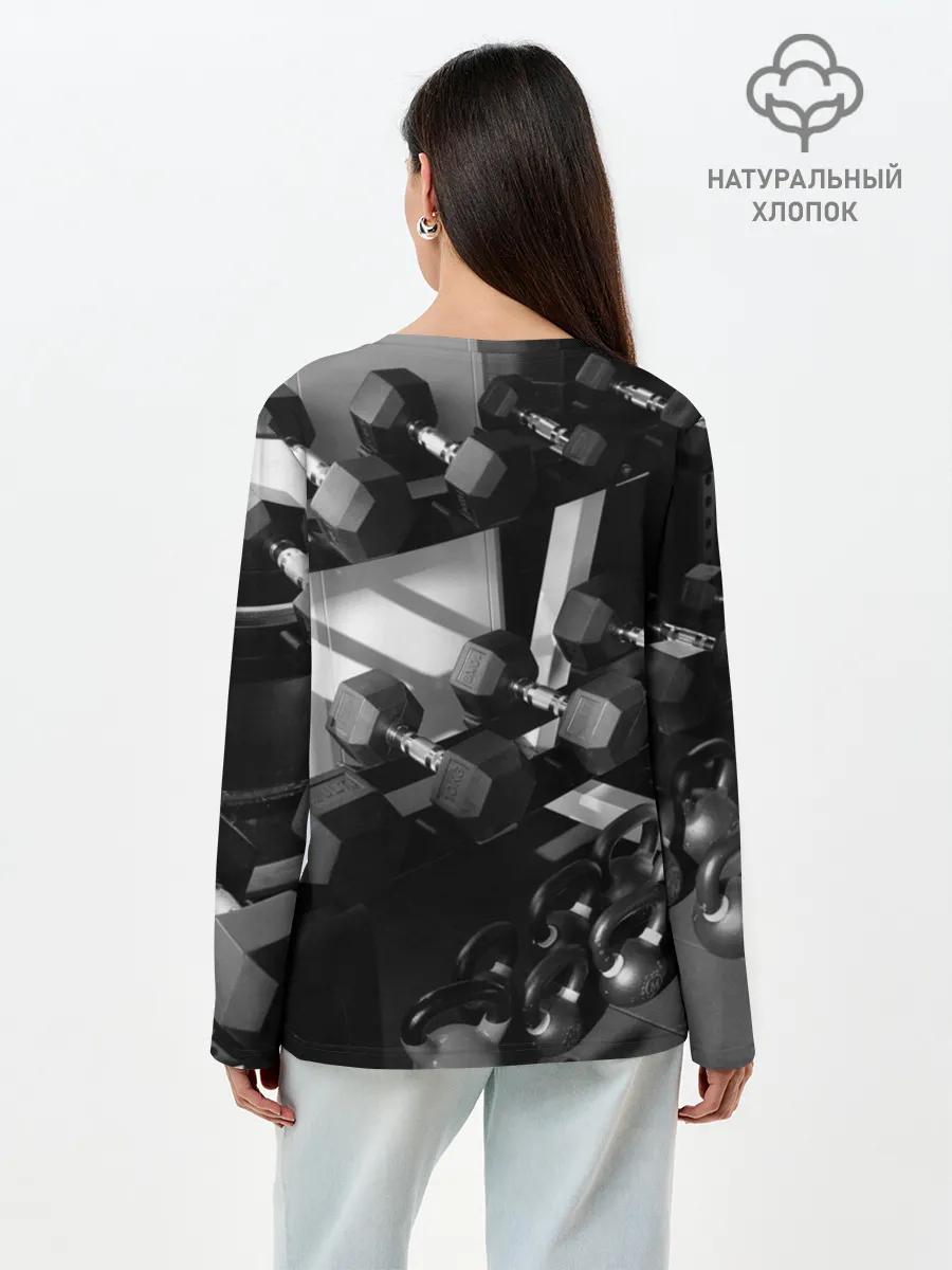 Лонгслив женский. Хлопок / Качалка