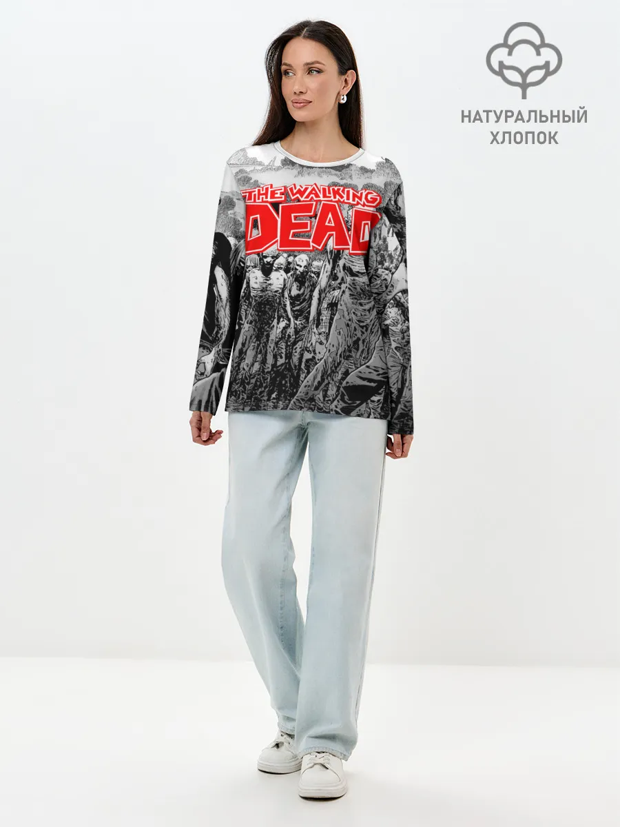 Лонгслив женский. Хлопок / Walking Dead [2]