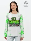 Лонгслив женский. Хлопок / Plants vs. Zombies