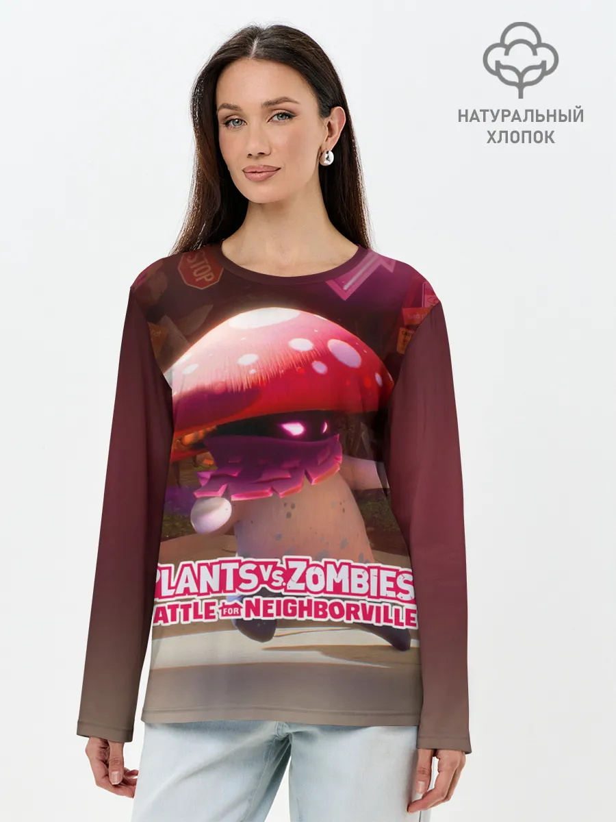 Лонгслив женский. Хлопок / Battle For Neighborville