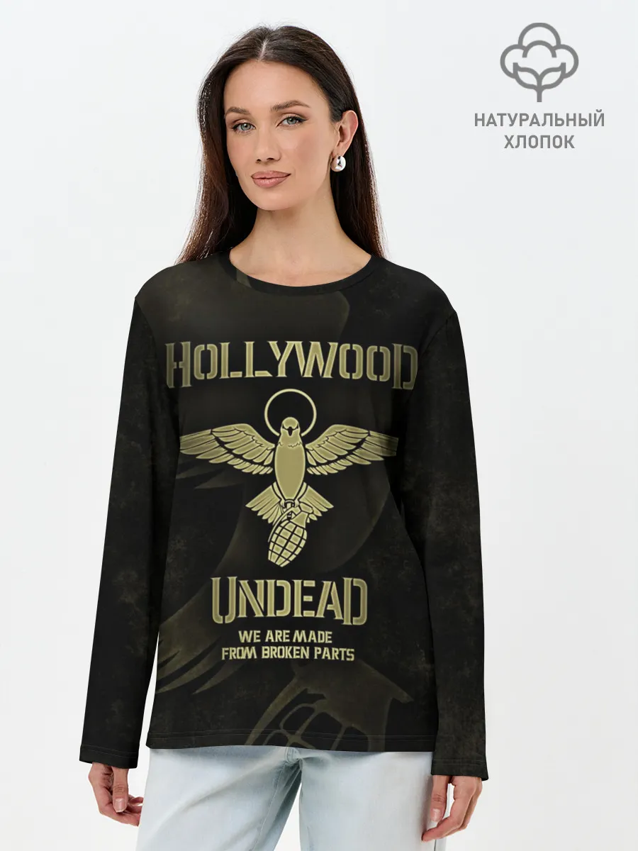 Лонгслив женский. Хлопок / Hollywood Undead