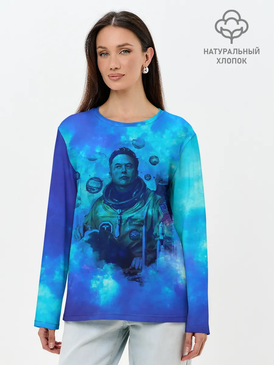 Лонгслив женский. Хлопок / ИЛОН МАСК